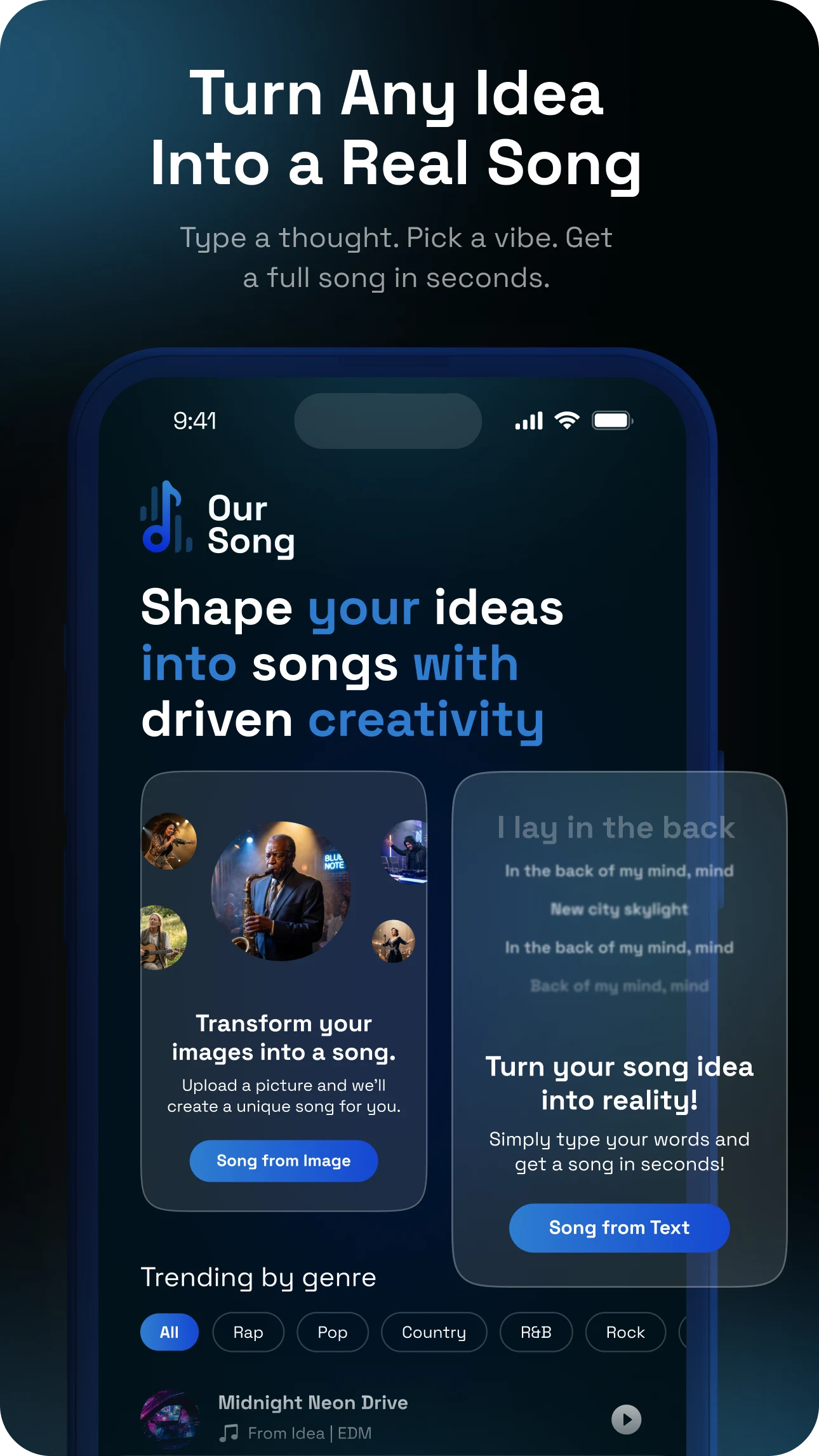 OurSongs: Custom Song Maker screenshot